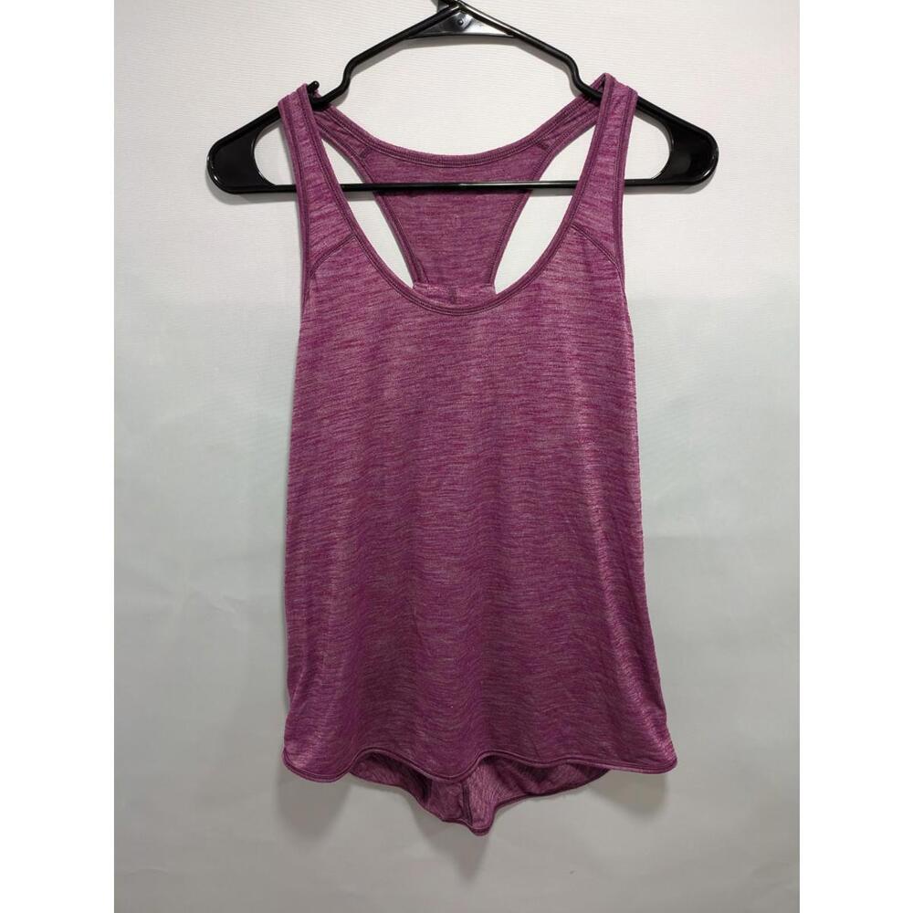Womens Lululemon Purple Sleeveless Tank Top Racerback Athletic Gym Shirt Size SM